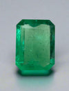 4.12 Carat 12x9 Portrait Cut Natural Loose Colombian Emerald-Emerald Cut