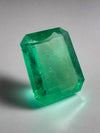 4.12 Carat 12x9 Portrait Cut Natural Loose Colombian Emerald-Emerald Cut