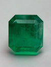 5.94 Carat 12x11 Deep Green Natural Loose Colombian Emerald- Emerald Cut
