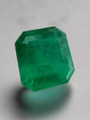 5.94 Carat 12x11 Deep Green Natural Loose Colombian Emerald- Emerald Cut