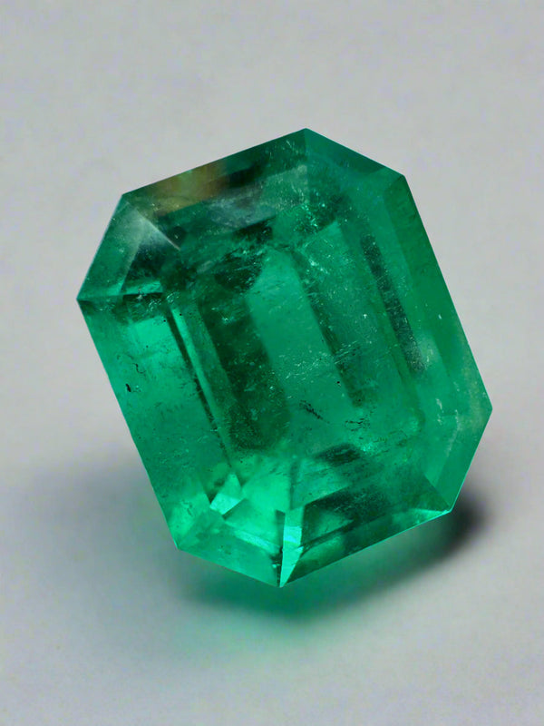 8.40 Carat 13x11 AAA+ Fine Loose Colombian Emerald-Emerald Cut