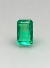 1.50 Carat 8x5 Elongated Muzo Green Natural Loose Colombian Emerald- Emerald Cut