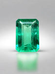 1.50 Carat Chromatic Green Natural Loose Colombian Emerald- Emerald Cut