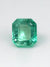 1.60 Carat 7.5x6.5 Pastel Light Green Loose Colombian Emeralds-Emerald Cut