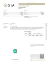 2.71 Carat AAA+ GIA Certified 9x7.5 Vivid Bluish Green Natural Loose Colombian Emerald- Emerald Cut