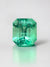 1.66 Carat VS Glowing Light Green Emerald Cut Natural Unset Colombian Emerald