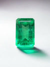 1.77 Carat Chromatic Green Natural Loose Colombian Emerald- Emerald Cut