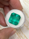 Large 15.28 Carat GIA Certificate 15.5x14.5 Loose Colombian Emerald- Emerald Cut