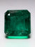 Large 10.01 Carat 12.5x12.5 Vivid Dark Green Natural Loose Zambian Emerald-Asscher Cut