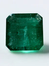 Large 10.02 Carat 13.5x13.5 Dark Green Natural Loose Zambian
