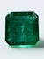 Large 10.02 Carat 13.5x13.5 Dark Green Natural Loose Zambian
