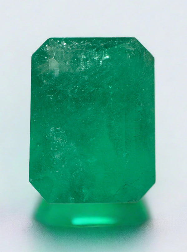 Large 10.03 Carat 15.5x12 Fine Natural Loose Colombian Emerald- Emerald Cut