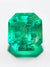 Large 10.81 Carat GIA Minor Oil 14x13 Vivid Muzo Natural Loose Colombian Emerald-Asscher Cut