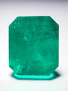 Large 12.31 Carat 15.5 x13 Bluish Green Natural Loose Colombian Emerald- Emerald Cut
