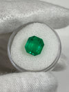 3.56 Carat AAA Vivid Muzo Natural Loose Colombian Emerald-Asscher Cut