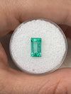 1.72 Carat Vivacious 9.4x5.2 Natural Loose Colombian Emerald-Baguette