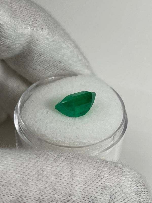 3.56 Carat AAA Vivid Muzo Natural Loose Colombian Emerald-Asscher Cut