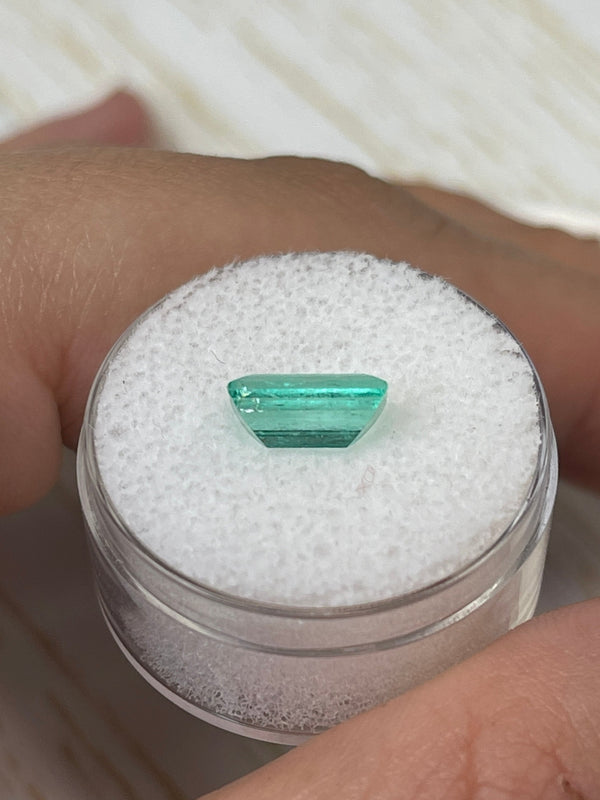 1.72 Carat Vivacious 9.4x5.2 Natural Loose Colombian Emerald-Baguette