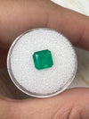 1.84 Carat 8x8 Natural Loose Colombian Emerald- Asscher Cut