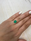 2.52 Carat Intense Green Natural Loose Colombian Emerald- Emerald Cut