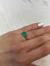 2.82 Carat 8.6x8.6 Vibrant Natural Loose Colombian Emerald-Asscher Cut