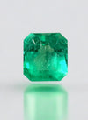 2.14 Carat Chunky Emerald Cut Natural Unset Colombian Emerald-Apple Green