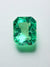 2.26 Carat 9x7 Crystalline Yellowish Green Natural Loose Colombian Emerald- Emerald Cut