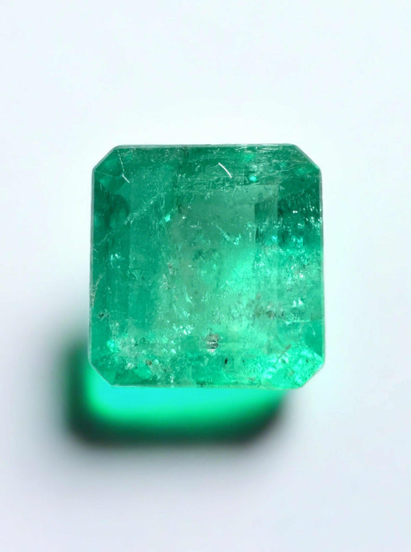 2.39 Carat Natural Loose Colombian Emerald- Asscher Cut