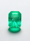 2.44 Carat 9x7 Spring Green Natural Loose Colombian Emerald-Emerald Cut