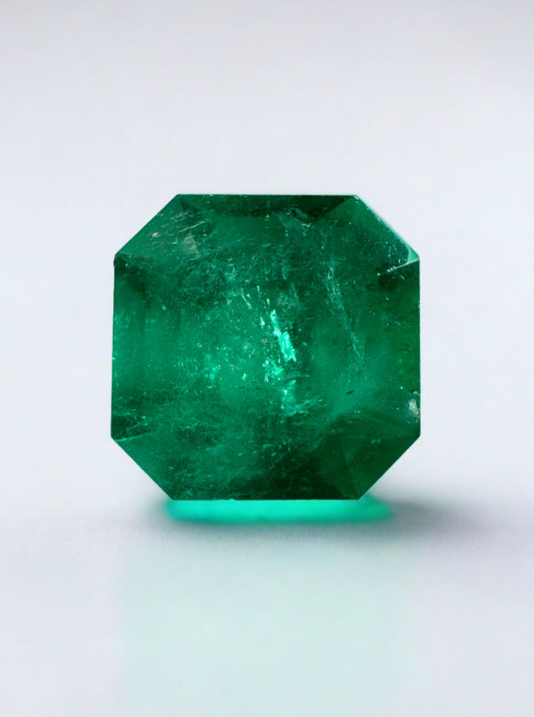 2.55 Carat Forest Muzo Green Natural Loose Colombian Emerald- Asscher Cut
