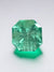 2.57 Carat 8.6x8.3 Minty Art Deco Loose Colombian Emerald-Asscher Cut Clipped Corners