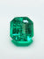 2.57 Carat GIA Vivid Bluish Green Natural Loose Colombian Emerald- Asscher Cut