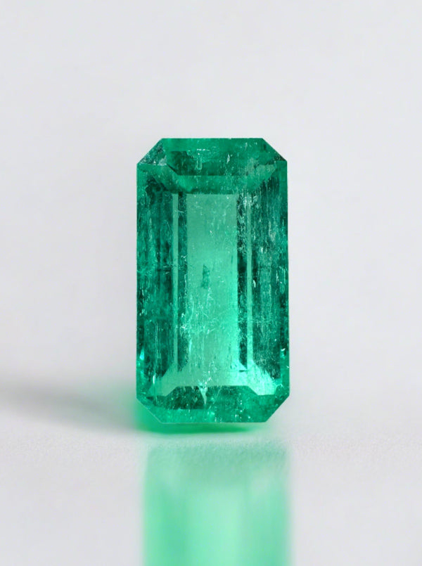 2.70 Carat 11.4x6 Yellowish Elongated Emerald Cut