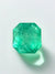 2.78 Carat 8.5x7.9 Yellowish Green Natural Loose Colombian Emerald- Asscher Cut