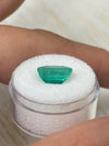 4.72 Carat 11x10 Spready Bluish Natural Loose Colombian Emerald-Asscher Cut