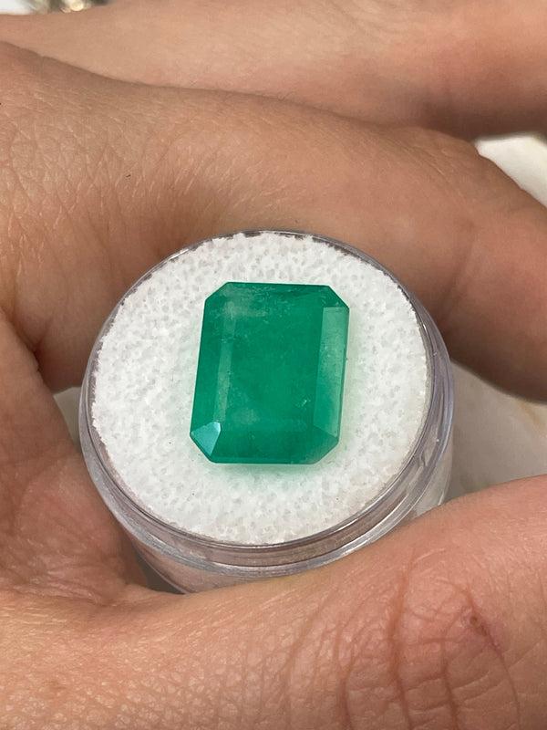 Large 10.03 Carat 15.5x12 Fine Natural Loose Colombian Emerald- Emerald Cut