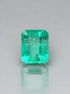 2.84 Carat 9x8 Chunky Natural Loose Colombian Emerald- Emerald Cut