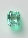 2.87 Carat 9x8 Seafoam Green Natural Loose Colombian Emerald- Emerald Cut