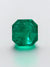 3.01 Carat Minor Oil 8.8x8.4 Vivid Muzo Colombian Emerald-Asscher Cut with Clipped Corners