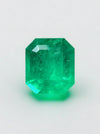 3.02 Carat Intense Green Natural Loose Colombian Emerald- Emerald Cut