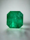 3.33 Carat 9x8.5 Vivid Muzo Colombian Emerald-Asscher Cut with Clipped Corners