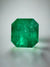 3.33 Carat 9x8.5 Vivid Muzo Colombian Emerald-Asscher Cut with Clipped Corners