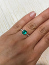 1.25 Carat 7.5x6.5 AAA+ Muzo Green Loose Colombian Emeralds-Emerald Cut
