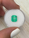 2.91 Carat Yellowish Green Natural Loose Colombian Emerald-Emerald Cut