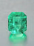 3.80 Carat 10x9 Glowing Green Natural Loose Colombian Emerald-Emerald Cut