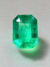 3.88 Carat 11x8 GLOWING Green Natural Loose Colombian Emerald-Emerald Cut