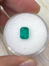 1.31 Carat 8x6 Fine Loose Colombian Emerald-Emerald Cut