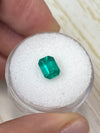 1.31 Carat 8x6 Fine Loose Colombian Emerald-Emerald Cut