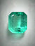 4.24 Carat 10.6x9 Bluish Green Natural Loose Colombian Emerald-Classic Emerald Cut