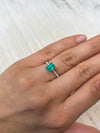 1.31 Carat 8x6 Fine Loose Colombian Emerald-Emerald Cut